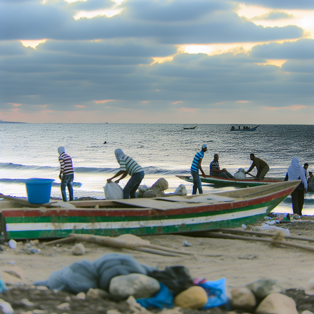 📢 Breaking: Some Gaza residents are using boats to carry their belongings as they forcibly f...