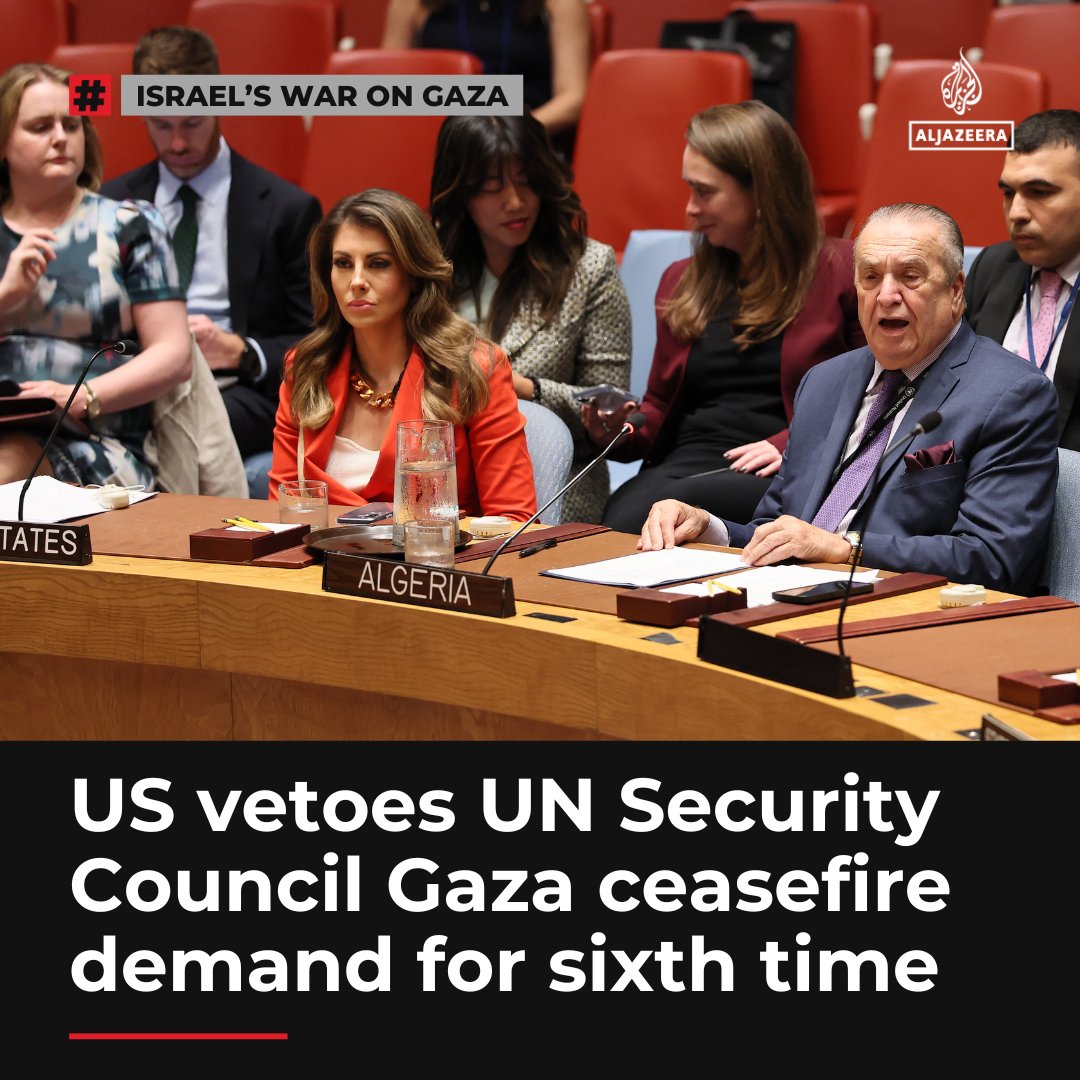 ⚡ Update: ‘Forgive us, Palestinian brothers, sisters’.
The US vetoed a crucial UNSC res...