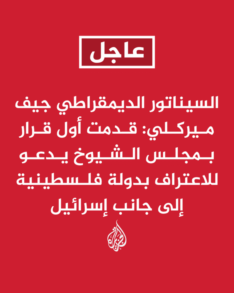 ⚡ عاجل: #عاجل | ميركلي: القرار المقدم يدعو أولا إلى وقف فوري لإطلاق النار بغزة وعودة جمي...